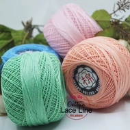 🧶Ready Stock🧶 [14-26] 8 ply lace line mercerized line crochet tablecloth coaster hook woven wool