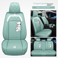 PERDANA Axia Bezza Myvi viva Kancil v6 vios 2011-2024 hilux INSPIRA half leather car seat cover 5-se