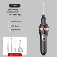 Electric ear scoop visible ear scoop with light ear picking and suction device illuminated ear scoop