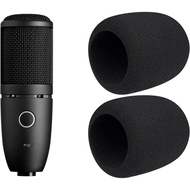 Pop Filter for AKG P120/P220/P420 Condenser Microphones, Protective Mic Cover Windscreen Foam - Blac