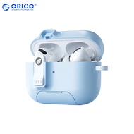 ORICO Magnetic Lock Earbud Case with Built-in Stand, Shockproof Protective Cover Compatible with Air