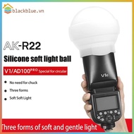 BBLUE Flash Diffuser Dome Collapsible AK-R22 Silicone Soft Light For V1 Series Flashes AD100PRO AD20