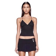 IAMGIA Back Hollow Butterfly Camisole with Included Pleated Skirt