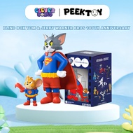 Blind Box Tom And Jerry Warrner Bros 100th Anniversary 52TOYs Genuine Tom Jerry Clever Box Model Mys