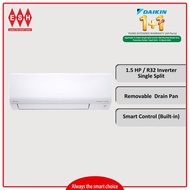 Daikin 1.5HP R32 Wall Mounted Inverter Air Conditioner FTKF35C/RKF35CLF (Deliver within Klang Valley Areas Only) | ESH