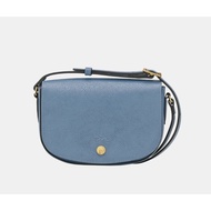 LONGCHAMP EPURE S LEATHER SHOULDER BAG - ARDOISE