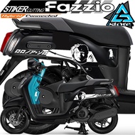 F.636A Fazzio Cartoon Cutting Sticker ZORO One Piece Many Colors FAZZIO MOTORCYCLE STRIPING/ CARTOON