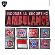 Embroidered Logo ID Escort Ambulance Embroidered Patch/