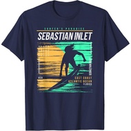 Vintage Surfing Sebastian Inlet Florida Surfers Paradise T-Shirt