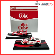 Inno64 DPLS Toyota Supra Coca-Cola Set of 2 Inno 64 Toyota Supra Cocacola Diecast Car Collections Ho