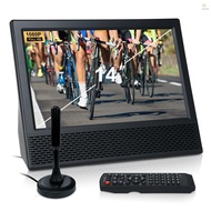 14-inch ATSC Digital TV Player Portable Car TV Television Multimedia Player FM Radio with Remote Con
