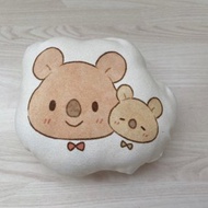 短尾矮袋鼠親子迷你抱枕