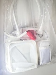 wego白色痛袋痛包 全新