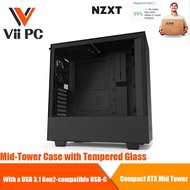 NZXT H510 Compact Mid-Tower Case with Tempered Glass - (BLACK/WHITE)