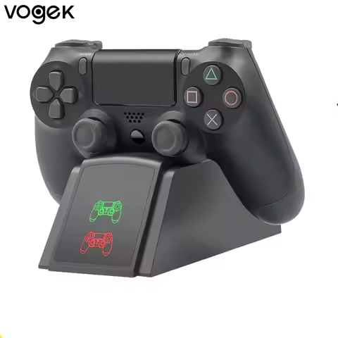 PS4 Controller Charger Dual USB Fast Charging Dock Station For Sony Playstation 4 PS4/PS4 Slim/ PS4 