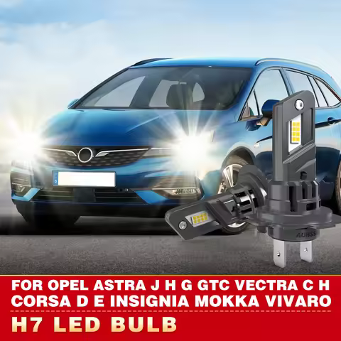 2x H7 LED Canbus Headlight Bulb 24000LM LED Car Head Fog Light Led For Opel Astra j h g gtc Vectra c