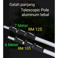 7Meter (23kaki/23Feet)Aluminum telescopic Pole thickened/aluminium tebal Galah panjang adjust