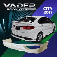 ชุดแต่งรถยนต์สเกิร์ต หน้า หลัง ข้าง รอบคัน HONDA CITY 2017-2018  งานดิบ ABS เข้ารูปติดตั้งง่าย(งานดิ