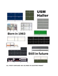 USM Haller Modular Storage System - Various Configurations
