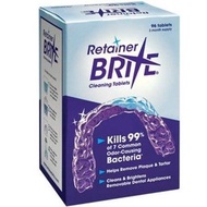 美國入口 - Retainer Brite 牙箍清潔片 96粒 - 3個月用量 - 平行進口