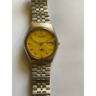 Citizen 7 Eagle 21 Jewels Round Yellow Dial Watch