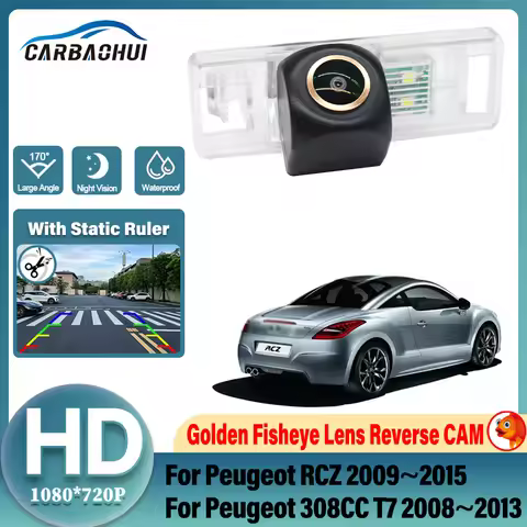 Rear View Camera For Peugeot RCZ 2009~2015 308CC T7 2008~2013 Night Vision Reverse Camera Backup Cam