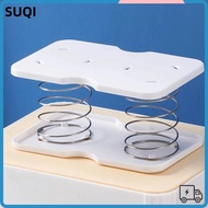 LUCKY-SUQI Spring Tissue Box, Plastic Practical Paper Towel Spring Pallet, Creative Bottom Paper Hig