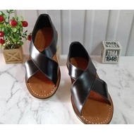Unik Sandal Tarumpah kulit asli Bestong khas tasikmalaya Toha Diskon