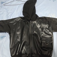 Amertans leather jacket glossy
