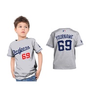 Kids' Baseball Jersey MLB Los Angeles Dodgers Full Printing Custom