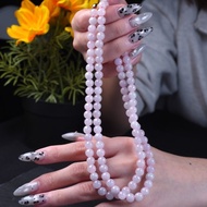 紫羅蘭翡翠珠鍊珠鏈珠串 | 天然緬甸玉A貨翡翠 | 送禮