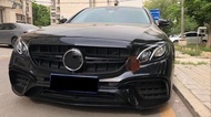 Front Grille Upper Bumper Hood Mesh Grid Racing Grill For Mercedes Benz E Class W213 E200 E250 E300 