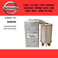 FUEL FILTER FOR NISSAN NAVARA NP300 D23T D40 2WD 4WD 16403-4KV0A