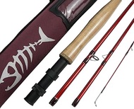 Aventik Fly Fishing Rod 4 Piece 9ft IM8 Graphite Carbon Fiber Rod Blank 8.6/9/10ft 4pc Light Weight Fly Rod with Cordura Rod Tube