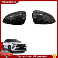 [In Stock]2PCS Car Carbon Fiber Reversing Mirror Shell Rearview Mirror Cover Reflector Rear Cover Shell Parts Accessories for Toyota YARIS Cross 2023