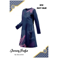 Tshirt Muslimah Jersey Baju Jersey Muslimah Baju Muslimah Labuh Jersey Muslimah Jersey Muslimah Plus Size Baju Muslimah Murah Purple Navy Blue Jersy Women Jersey Muslimah