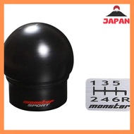 MONSTER SPORT Monster Shift Knob Type C M12×P1.25 Ball Shape Black φ=47mm h=51.5mm for Swift Sport [