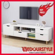 【MY seller】 ♚🇲🇾READY STOCK🇲🇾 Vedourstyle 5 Feet TV cabinet / rak tv/ rak tv kayu/Kabinet Tv/Almari Tv◈