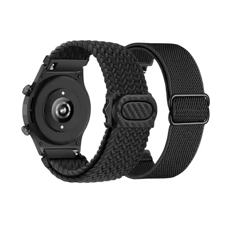 2pcs Elastic Nylon Bands for Honor Watch GS 4/GS3/GS 3i/GS Pro, Honor Magic Watch 2 46mm/Watch Magic