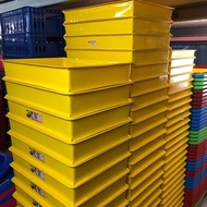 Cake Tray/Yellow Tray /Bakery Tray/Food Tray/ Cake Tray Plastic Yellow Tray With Cover/Industry Plas