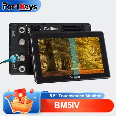 PORTKEYS BM5IV 5.5" HDMI/SDI Touchscreen Monitor 2000nit Highbrightness Three Color Gamut Calibratio