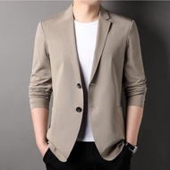 BVFV 【Ready Stock】Ice Silk Suit Men's Ultra-Thin Cal Sunscreen Clothing Small Lightweight Spring Aut