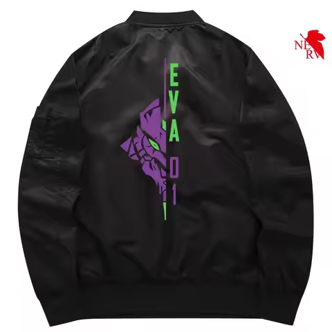 Cartoon Anime Neon Genesis Evangelion EVA Jacket Asuka 01 Machine 02 Machine Coat Thick cosplay clot