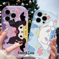 OPPO A3s A5s A5 A7 A12 A11k A5 A9 2020 A1k A33 A53 A57 A77 A77S 2020 Soft Case Cartoon Motif Kuromi 