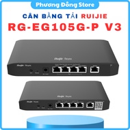 RUIJIE RG-EG105G-P V3 LOAD BALANCE - 5 Gigabit Gateway ports, Supports maximum 2 WAN links, 100 user