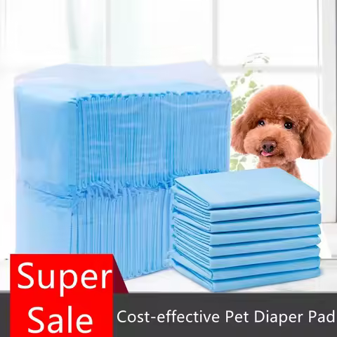 20/40/60/100pcs Dog Cat Underpad Disposable Diapers Pet Products Toilet Diapers For Dog Soakers Mat 