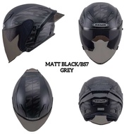 ZEUS ZS-631 MATT BLACK/BS7 GREY