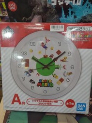 《一番賞》A賞 SUPERMARIO 瑪利歐 掛鐘 時鐘