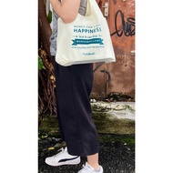 Huey&Wah Canvas Tote - Gourmet Marshmallows, Money Can't Buy Happiness, thick canvas, shopping bag