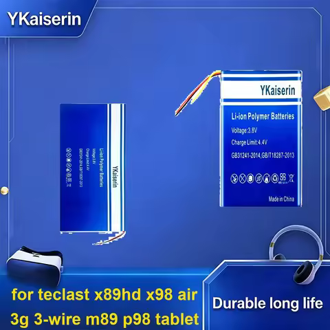 Tablet Battery Durable X89 6500-9600mAh For Teclast x89hd X98 Air 3G 3-Wire M89 P98 Tablet